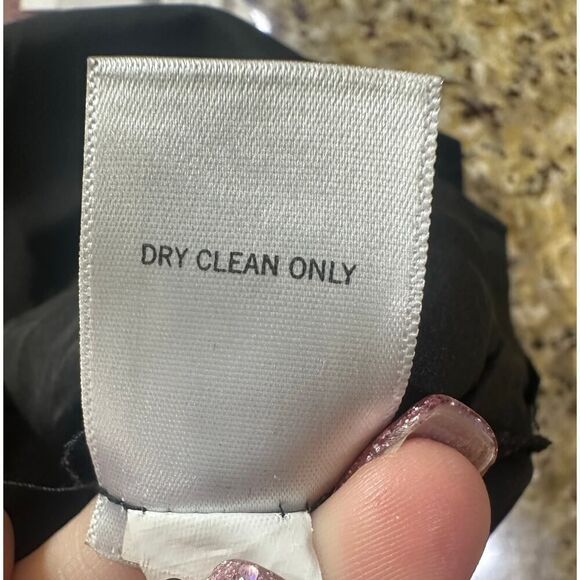 Banana Republic Black Lace Crochet Mini Pencil Skirt Size 00P Petite Whimsigoth - Picture 14 of 16